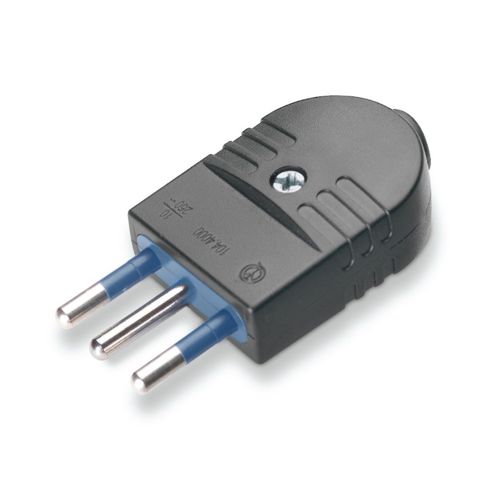 Spina Elix 10A 2 Poli + Terra 457.1 Nera - Polypool Spina Elix 10A 2 Poli + Terra 457.1 Nera - Polypool